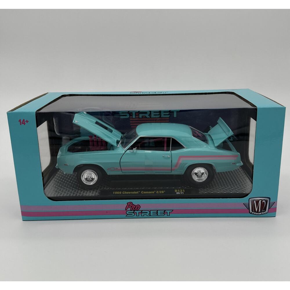 Chevrolet Camaro Z/28 1969 Pro Street Limited Edition M2 Machines 1/24 Diecast